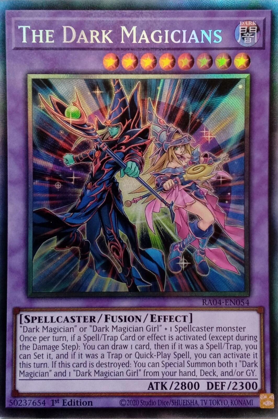 The Dark Magicians [RA04-EN054] Prismatic Collector's Rare | RetroPlay Games