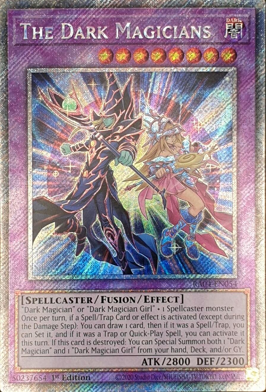 The Dark Magicians [RA04-EN054] Platinum Secret Rare | RetroPlay Games