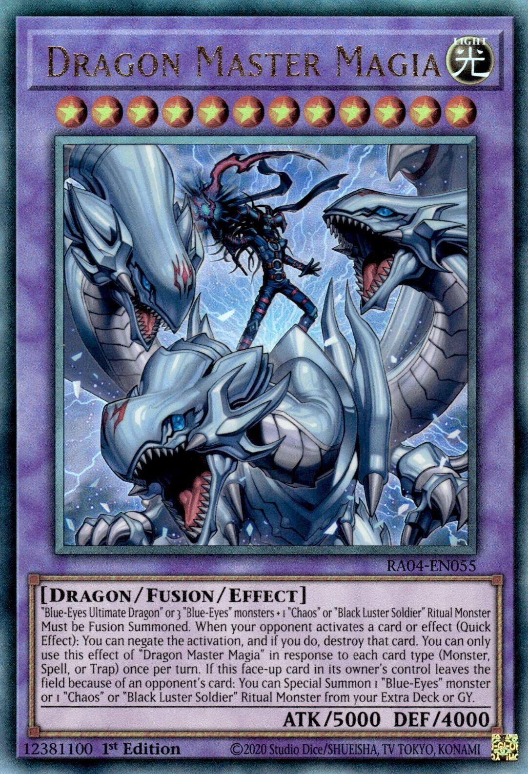 Dragon Master Magia [RA04-EN055] Prismatic Ultimate Rare | RetroPlay Games