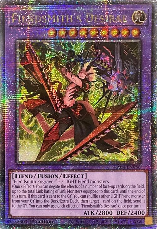 Fiendsmith's Desirae [RA04-EN056] Quarter Century Secret Rare | RetroPlay Games