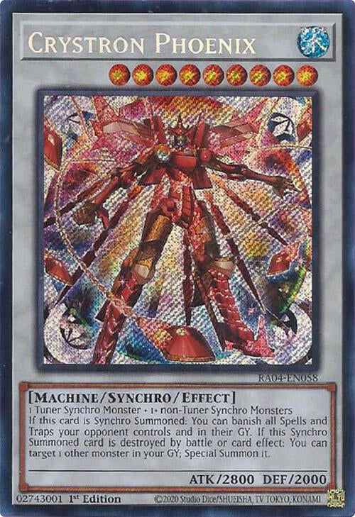Crystron Phoenix [RA04-EN058] Secret Rare | RetroPlay Games