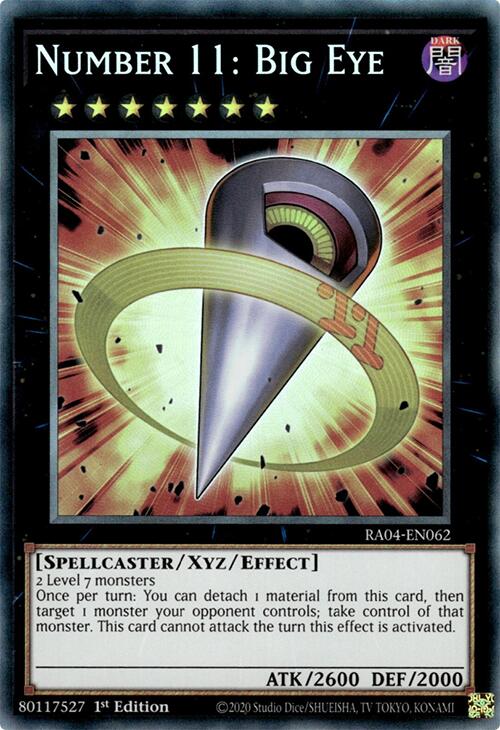 Number 11: Big Eye [RA04-EN062] Prismatic Collector's Rare | RetroPlay Games