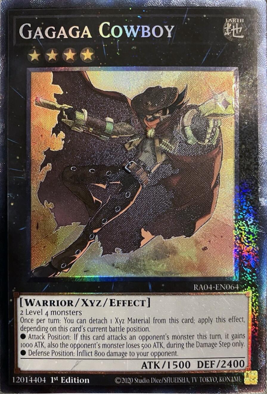 Gagaga Cowboy [RA04-EN064] Prismatic Collector's Rare | RetroPlay Games