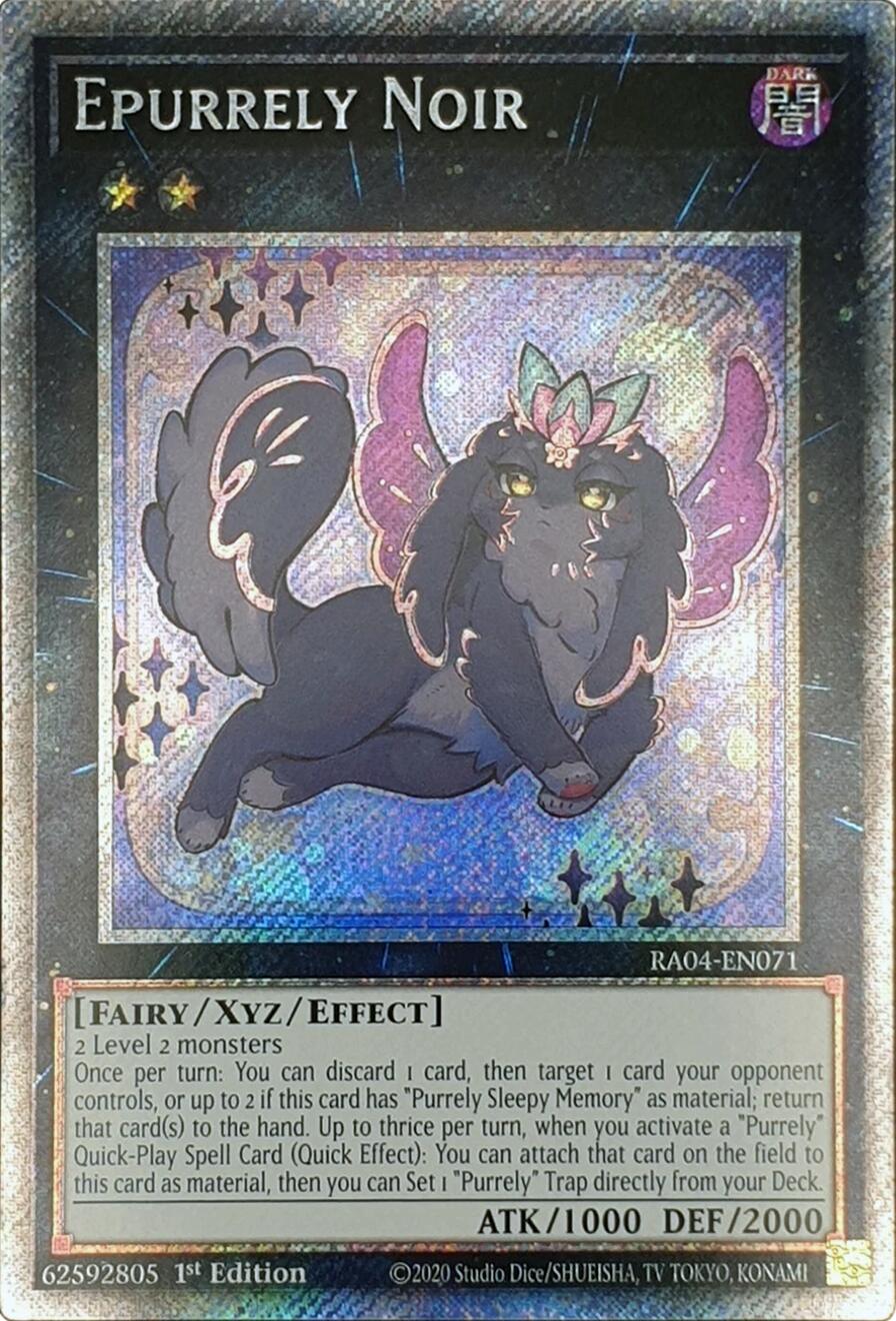 Epurrely Noir [RA04-EN071] Platinum Secret Rare | RetroPlay Games