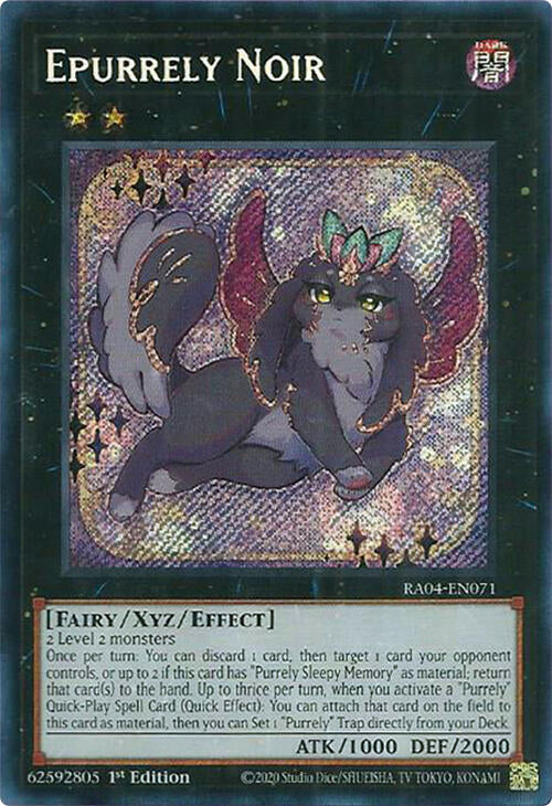 Epurrely Noir [RA04-EN071] Secret Rare | RetroPlay Games