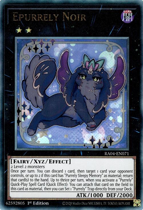 Epurrely Noir [RA04-EN071] Prismatic Ultimate Rare | RetroPlay Games
