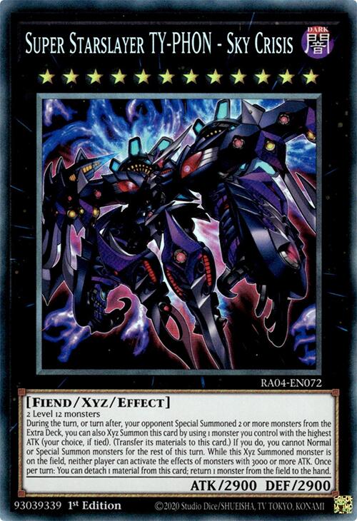 Super Starslayer TY-PHON - Sky Crisis [RA04-EN072] Prismatic Collector's Rare | RetroPlay Games