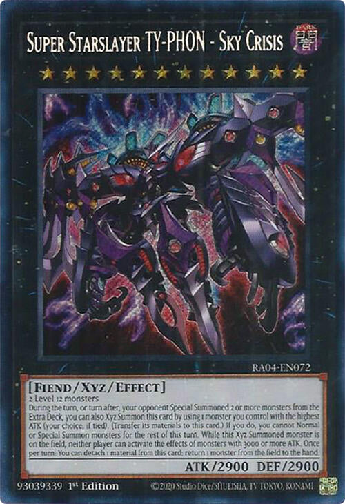 Super Starslayer TY-PHON - Sky Crisis [RA04-EN072] Secret Rare | RetroPlay Games