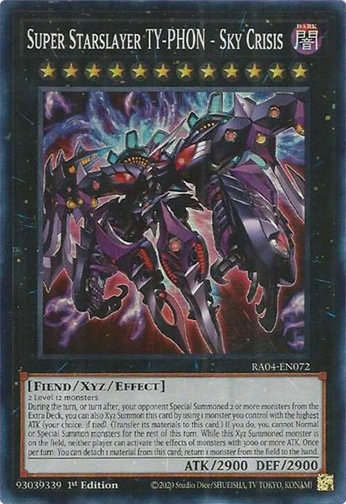 Super Starslayer TY-PHON - Sky Crisis [RA04-EN072] Super Rare | RetroPlay Games
