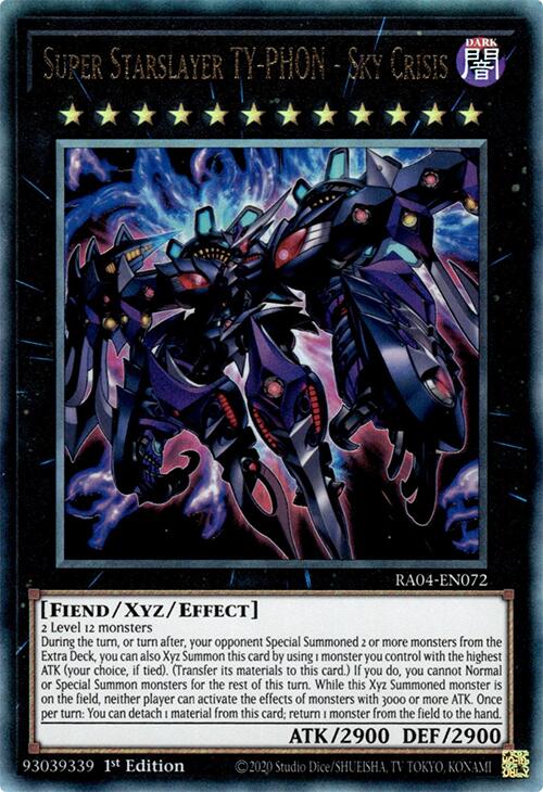 Super Starslayer TY-PHON - Sky Crisis [RA04-EN072] Prismatic Ultimate Rare | RetroPlay Games