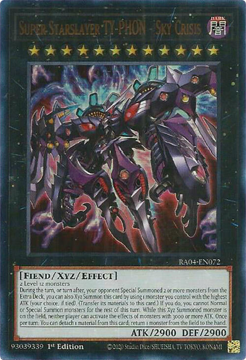 Super Starslayer TY-PHON - Sky Crisis [RA04-EN072] Ultra Rare | RetroPlay Games