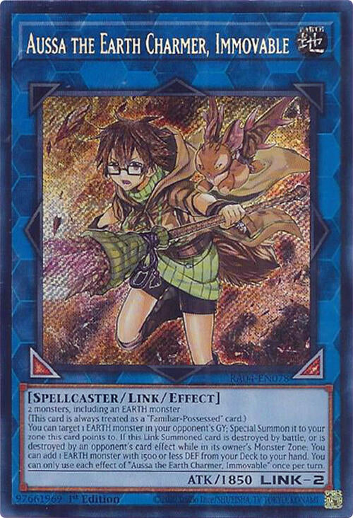 Aussa the Earth Charmer, Immovable [RA04-EN078] Secret Rare | RetroPlay Games