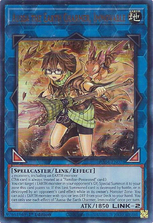 Aussa the Earth Charmer, Immovable [RA04-EN078] Ultra Rare | RetroPlay Games