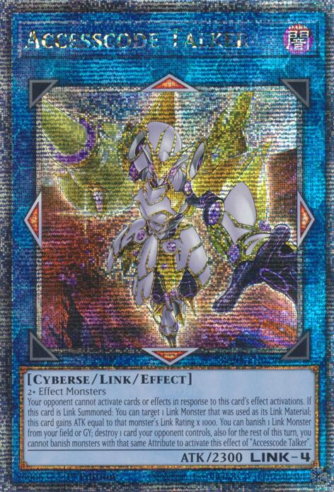 Accesscode Talker (New Art) [RA04-EN079] Quarter Century Secret Rare | RetroPlay Games
