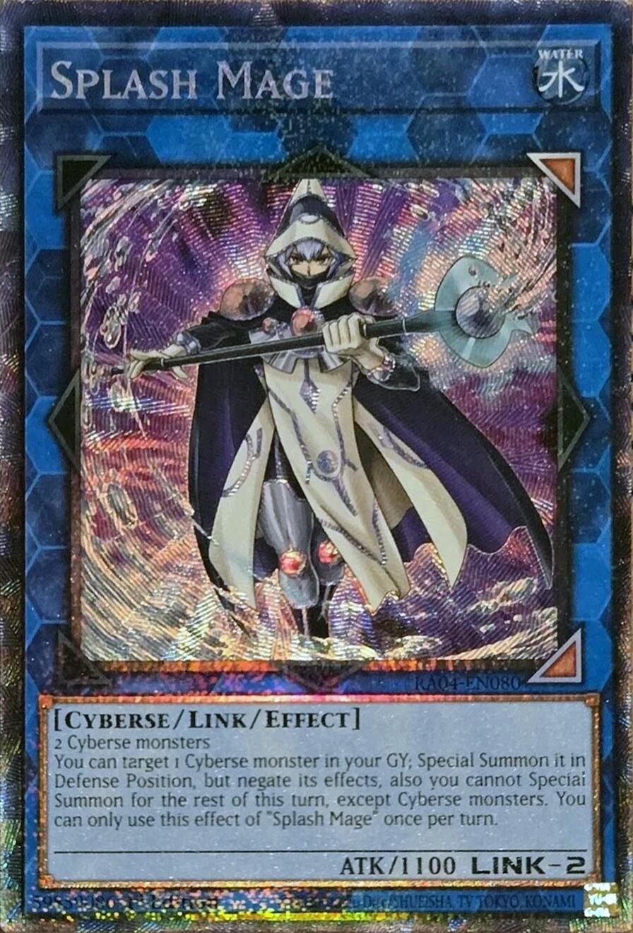 Splash Mage [RA04-EN080] Prismatic Collector's Rare | RetroPlay Games