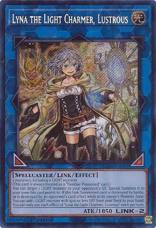Lyna the Light Charmer, Lustrous [RA04-EN081] Secret Rare | RetroPlay Games