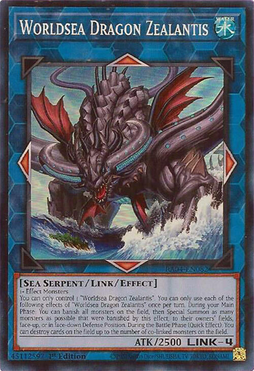 Worldsea Dragon Zealantis [RA04-EN082] Super Rare | RetroPlay Games