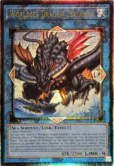 Worldsea Dragon Zealantis [RA04-EN082] Prismatic Ultimate Rare | RetroPlay Games