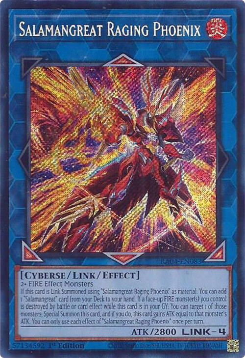 Salamangreat Raging Phoenix [RA04-EN083] Secret Rare | RetroPlay Games