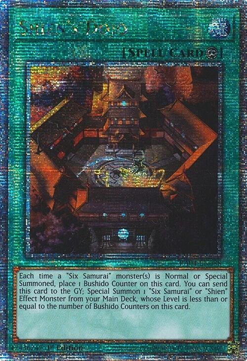 Shien's Dojo [RA04-EN088] Quarter Century Secret Rare | RetroPlay Games
