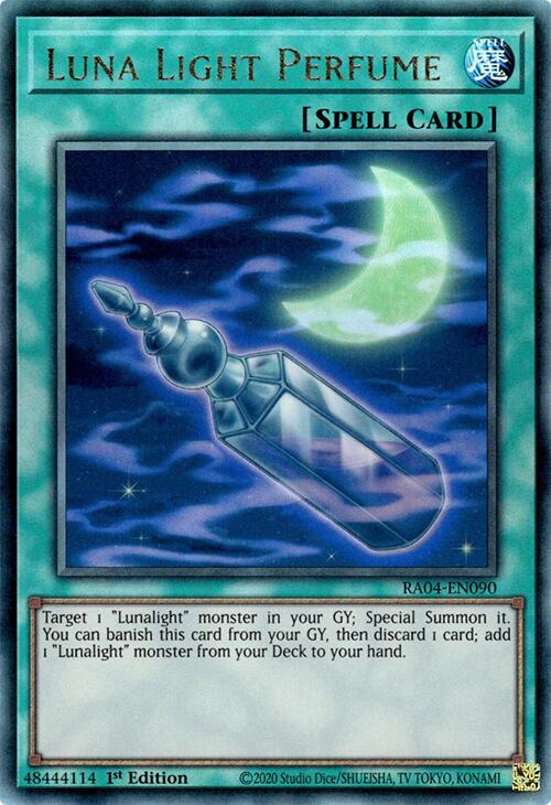 Luna Light Perfume [RA04-EN090] Prismatic Ultimate Rare | RetroPlay Games