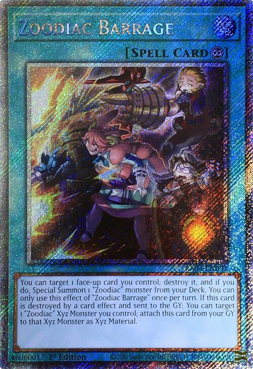 Zoodiac Barrage [RA04-EN091] Platinum Secret Rare | RetroPlay Games