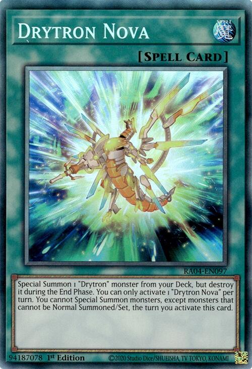 Drytron Nova [RA04-EN097] Prismatic Collector's Rare | RetroPlay Games