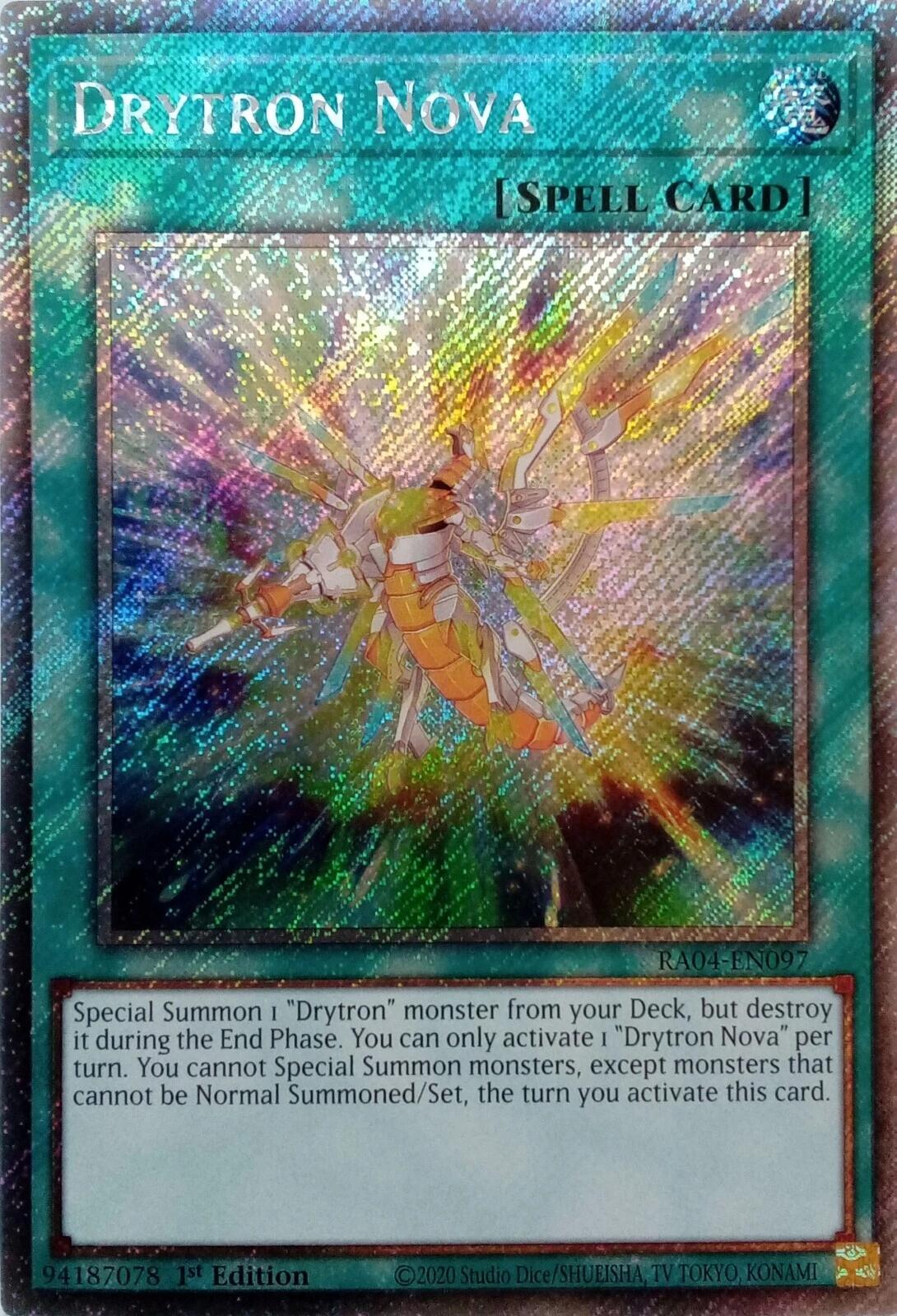 Drytron Nova [RA04-EN097] Platinum Secret Rare | RetroPlay Games