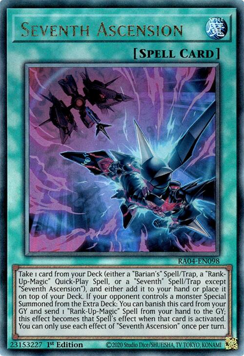 Seventh Ascension [RA04-EN098] Prismatic Ultimate Rare | RetroPlay Games