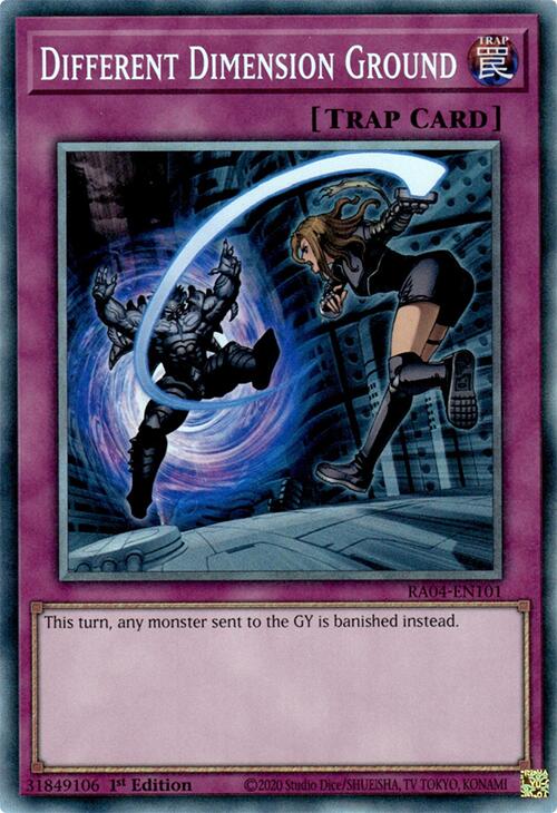 Different Dimension Ground [RA04-EN101] Prismatic Collector's Rare | RetroPlay Games