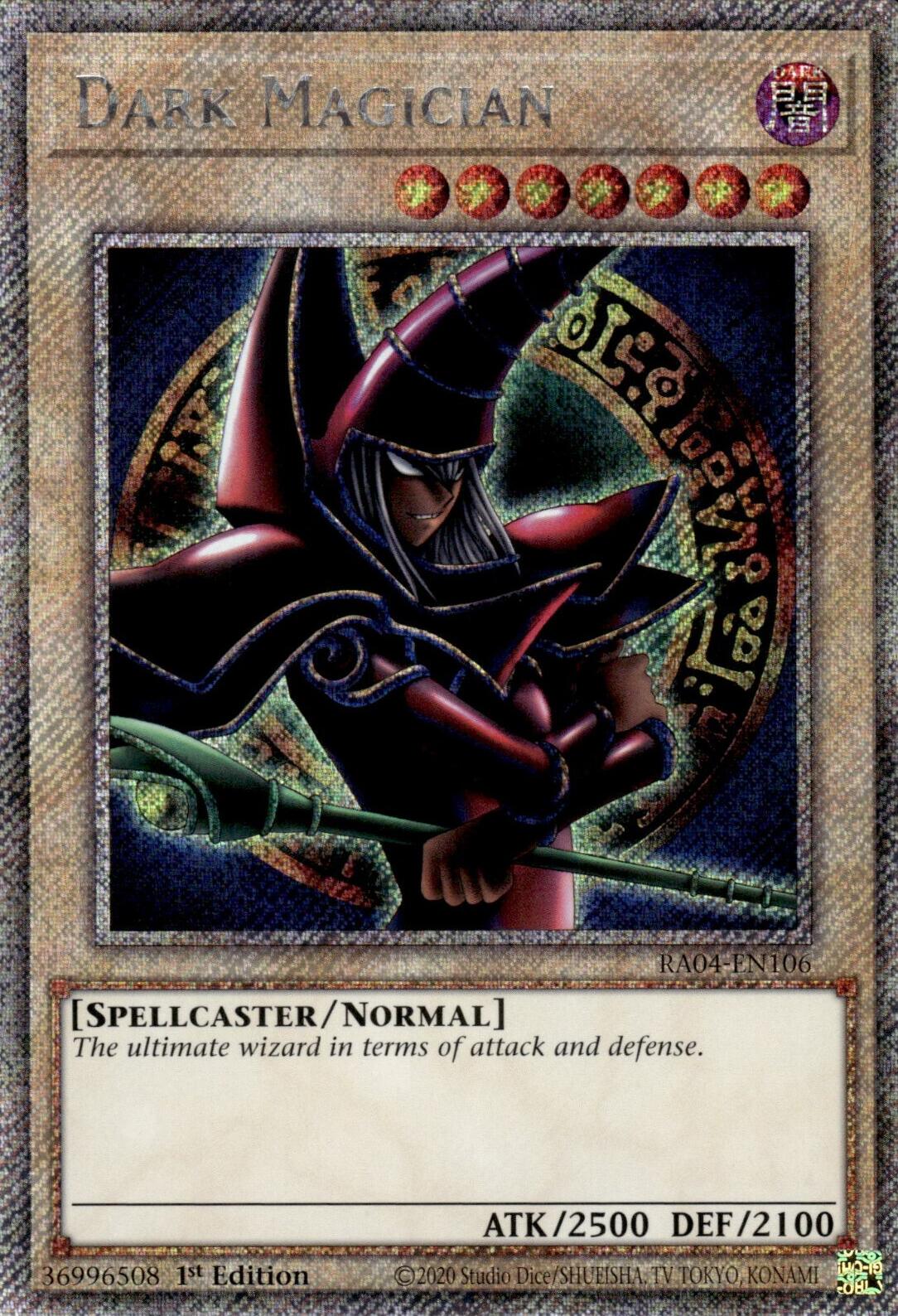 Dark Magician (Arkana) [RA04-EN106] Platinum Secret Rare | RetroPlay Games