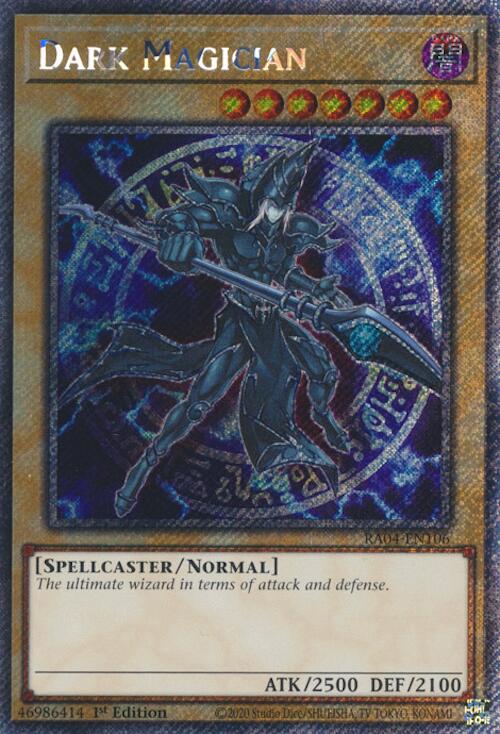Dark Magician (7th Art) [RA04-EN106] Platinum Secret Rare | RetroPlay Games