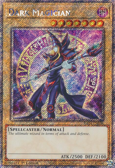 Dark Magician (8th Art) [RA04-EN106] Platinum Secret Rare | RetroPlay Games