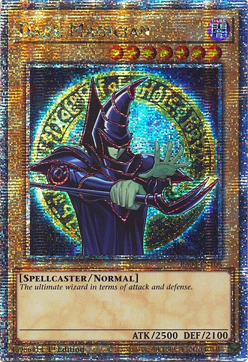 Dark Magician (9th Art) [RA04-EN106] Quarter Century Secret Rare | RetroPlay Games