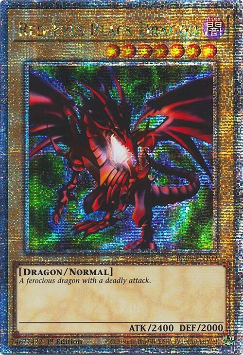 Red-Eyes Black Dragon (4th Art) [RA04-EN109] Quarter Century Secret Rare | RetroPlay Games