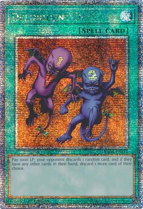 Delinquent Duo [RA04-EN114] Quarter Century Secret Rare | RetroPlay Games