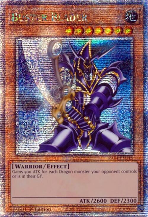 Buster Blader [RA04-EN115] Quarter Century Secret Rare | RetroPlay Games