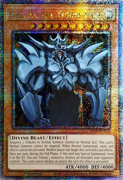 Obelisk the Tormentor [RA04-EN116] Quarter Century Secret Rare | RetroPlay Games
