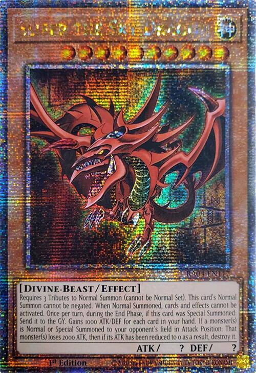 Slifer the Sky Dragon [RA04-EN117] Quarter Century Secret Rare | RetroPlay Games