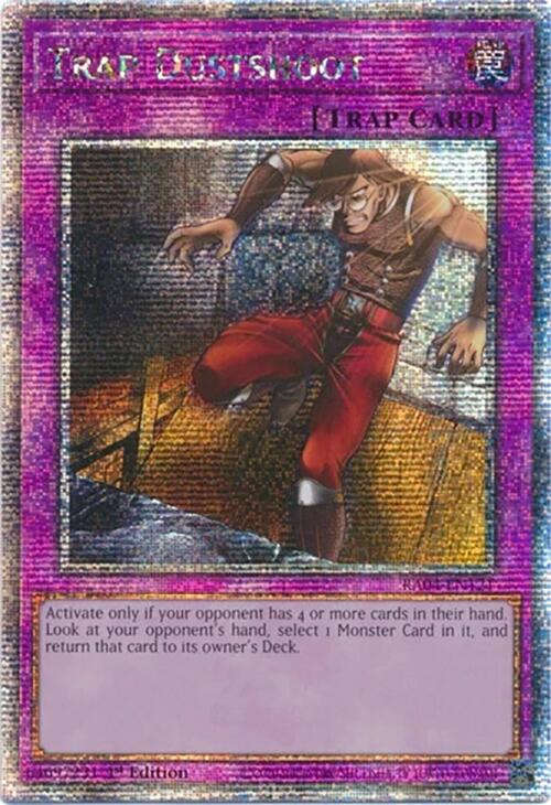 Trap Dustshoot [RA04-EN121] Quarter Century Secret Rare | RetroPlay Games