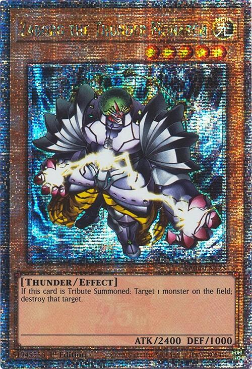 Zaborg the Thunder Monarch [RA04-EN125] Quarter Century Secret Rare | RetroPlay Games