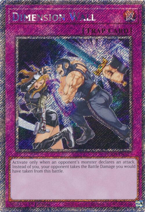 Dimension Wall [RA04-EN127] Platinum Secret Rare | RetroPlay Games