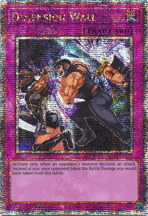 Dimension Wall [RA04-EN127] Quarter Century Secret Rare | RetroPlay Games