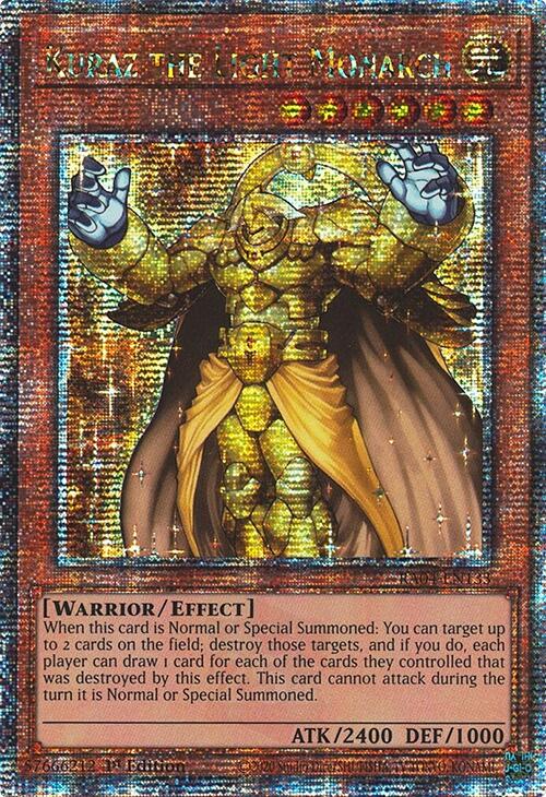 Kuraz the Light Monarch [RA04-EN133] Quarter Century Secret Rare | RetroPlay Games