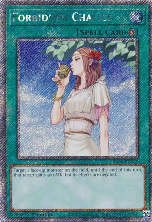 Forbidden Chalice [RA04-EN137] Platinum Secret Rare | RetroPlay Games