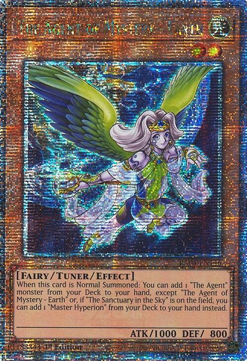 The Agent of Mystery - Earth [RA04-EN146] Quarter Century Secret Rare | RetroPlay Games