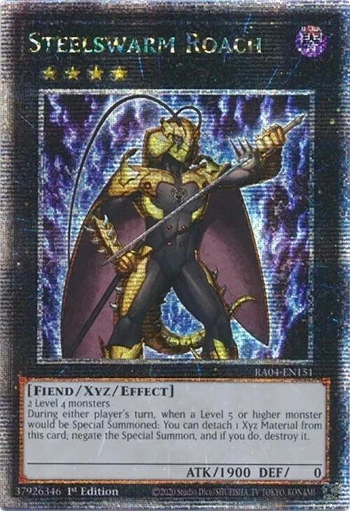 Steelswarm Roach [RA04-EN151] Quarter Century Secret Rare | RetroPlay Games