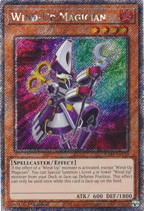 Wind-Up Magician [RA04-EN153] Platinum Secret Rare | RetroPlay Games