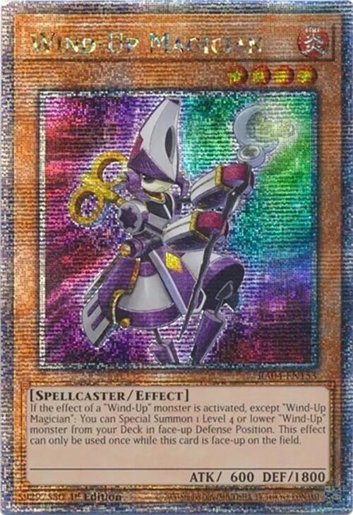 Wind-Up Magician [RA04-EN153] Quarter Century Secret Rare | RetroPlay Games