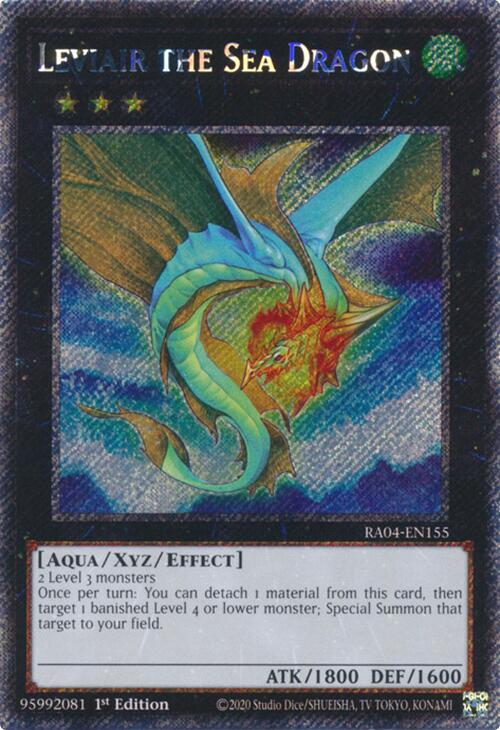 Leviair the Sea Dragon [RA04-EN155] Platinum Secret Rare | RetroPlay Games